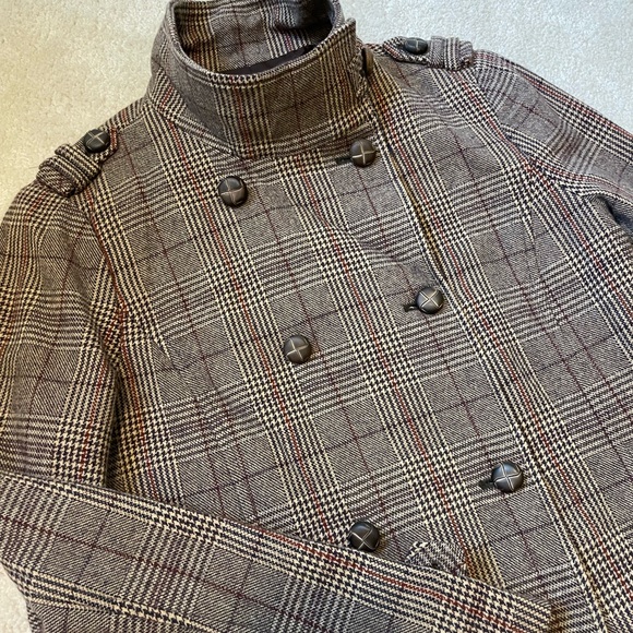 Vintage Chloe Style Military Wool Jacket Small - Picture 7 of 13